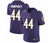 Men's Baltimore Ravens #44 Marlon Humphrey Purple Team Color Vapor Untouchable Limited Player Football Jersey