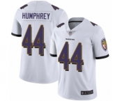 Men's Baltimore Ravens #44 Marlon Humphrey White Vapor Untouchable Limited Player Football Jersey