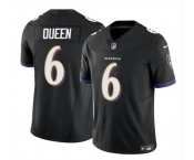 Men's Baltimore Ravens #6 Patrick Queen Black 2023 F.U.S.E. Vapor Limited Football Stitched Jersey