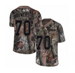 Men's Baltimore Ravens #70 Ben Powers Limited Camo Rush Realtree Football Jersey