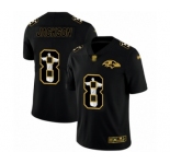Men's Baltimore Ravens #8 Lamar Jackson Black Jesus Faith Limited Player Football Jersey