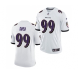 Men's Baltimore Ravens #99 Odafe Oweh White 2021 Limited Football Jersey