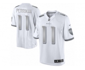 Men's Nike Baltimore Ravens #11 Breshad Perriman Limited White Platinum NFL Jersey