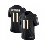 Men's Nike Baltimore Ravens #11 Breshad Perriman Vapor Untouchable Limited Black Alternate NFL Jersey
