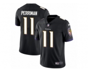 Men's Nike Baltimore Ravens #11 Breshad Perriman Vapor Untouchable Limited Black Alternate NFL Jersey