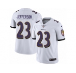 Men's Nike Baltimore Ravens #23 Tony Jefferson Vapor Untouchable Limited White NFL Jersey