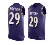 Men's Nike Baltimore Ravens #29 Marlon Humphrey Elite Purple Player Name & Number Tank Top NFL Jersey