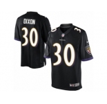 Men's Nike Baltimore Ravens #30 Kenneth Dixon Limited Black Alternate NFL Jersey