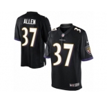Men's Nike Baltimore Ravens #37 Javorius Allen Limited Black Alternate NFL Jersey