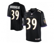 Men's Nike Baltimore Ravens #39 Danny Woodhead Limited Black Alternate NFL Jersey