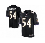 Men's Nike Baltimore Ravens #54 Tyus Bowser Limited Black Alternate NFL Jersey