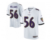 Men's Nike Baltimore Ravens #56 Tim Williams Limited White NFL Jersey