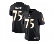 Men's Nike Baltimore Ravens #75 Jonathan Ogden Vapor Untouchable Limited Black Alternate NFL Jersey