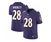 Nike Baltimore Ravens #28 Anthony Averett Purple Team Color Men Stitched NFL Vapor Untouchable Limited Jersey
