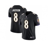Nike Baltimore Ravens #8 Lamar Jackson Black Alternate Men Stitched NFL Vapor Untouchable Limited Jersey