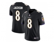 Nike Baltimore Ravens #8 Lamar Jackson Black Alternate Men Stitched NFL Vapor Untouchable Limited Jersey