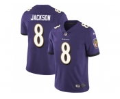 Nike Baltimore Ravens #8 Lamar Jackson Purple Team Color Men Stitched NFL Vapor Untouchable Limited Jersey