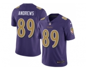 Nike Baltimore Ravens #89 Mark Andrews Purple Men Stitched NFL Limited Rush Jersey