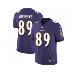 Nike Baltimore Ravens #89 Mark Andrews Purple Team Color Men Stitched NFL Vapor Untouchable Limited Jersey