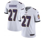 Nike Ravens #27 J.K. Dobbins White Men's Stitched NFL Vapor Untouchable Limited Jersey