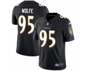 Nike Ravens #95 Derek Wolfe Black Alternate Men's Stitched NFL Vapor Untouchable Limited Jersey