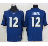 nike nfl jerseys baltimore ravens #12 jones purple[nike limited]