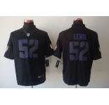nike nfl jerseys baltimore ravens #52 r.lewis black[nike impact limited]