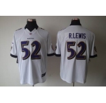 nike nfl jerseys baltimore ravens #52 r.lewis white[nike limited]