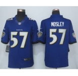 nike nfl jerseys baltimore ravens #57 mosley purple[nike Limited]