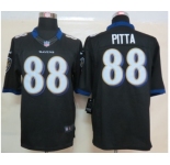 nike nfl jerseys baltimore ravens #88 pitta black[nike limited]