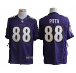 nike nfl jerseys baltimore ravens #88 pitta purple[nike limited]