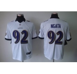 nike nfl jerseys baltimore ravens #92 ngata white[nike limited]