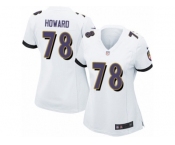 Women Nike Baltimore Ravens #78 Austin Howard Game White NFL Jersey