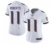 Women's Baltimore Ravens #11 Seth Roberts White Vapor Untouchable Limited Player Football Jersey