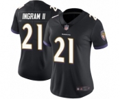 Women's Baltimore Ravens #21 Mark Ingram II Black Alternate Vapor Untouchable Limited Player Football Jersey