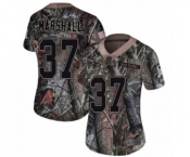 Women's Baltimore Ravens #37 Iman Marshall Limited Camo Rush Realtree Football Jersey