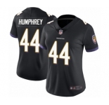 Women's Baltimore Ravens #44 Marlon Humphrey Black Alternate Vapor Untouchable Limited Player Football Jersey