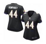 Women's Baltimore Ravens #44 Marlon Humphrey Game Black Alternate Football Jersey