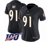 Women's Baltimore Ravens #91 Shane Ray Black Alternate Vapor Untouchable Limited Player 100th Season Football Jersey