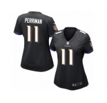 Women's Nike Baltimore Ravens #11 Breshad Perriman Game Black Alternate NFL Jersey