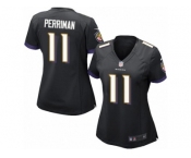 Women's Nike Baltimore Ravens #11 Breshad Perriman Game Black Alternate NFL Jersey