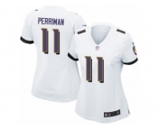Women's Nike Baltimore Ravens #11 Breshad Perriman Game White NFL Jersey