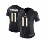 Women's Nike Baltimore Ravens #11 Breshad Perriman Vapor Untouchable Limited Black Alternate NFL Jersey