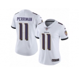 Women's Nike Baltimore Ravens #11 Breshad Perriman Vapor Untouchable Limited White NFL Jersey