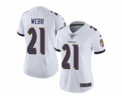 Women's Nike Baltimore Ravens #21 Lardarius Webb Vapor Untouchable Limited White NFL Jersey