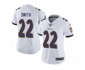 Women's Nike Baltimore Ravens #22 Jimmy Smith Vapor Untouchable Limited White NFL Jersey