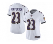Women's Nike Baltimore Ravens #23 Tony Jefferson Vapor Untouchable Limited White NFL Jersey