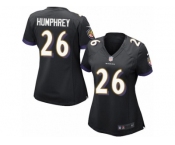 Women's Nike Baltimore Ravens #26 Marlon Humphrey Limited Black Alternate NFL Jersey