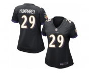 Women's Nike Baltimore Ravens #29 Marlon Humphrey Game Black Alternate NFL Jersey