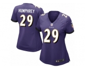 Women's Nike Baltimore Ravens #29 Marlon Humphrey Game Purple Team Color NFL Jersey